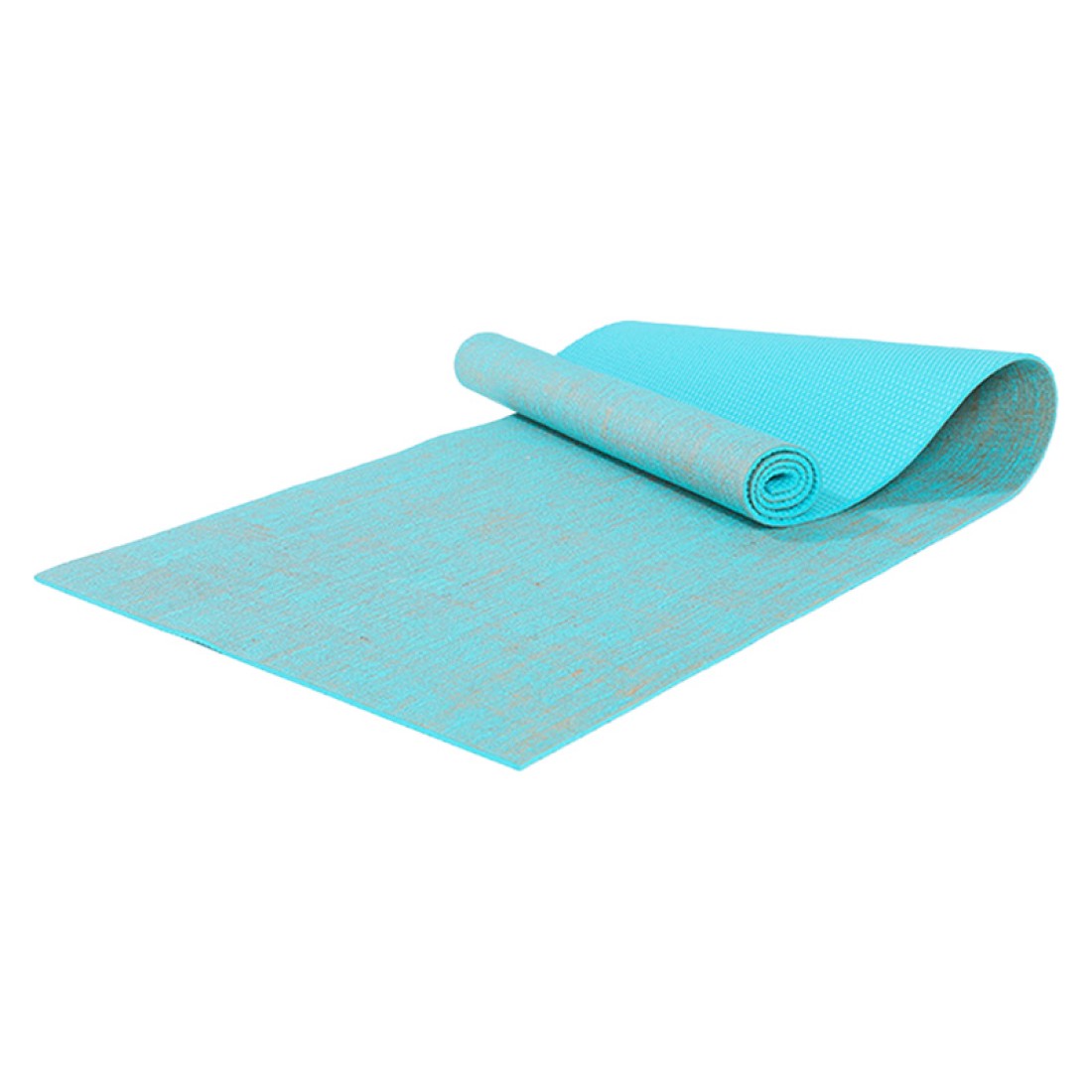 Printed eco-friendly natural jute yoga mat